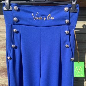 Pantalón Fajín Azul Real