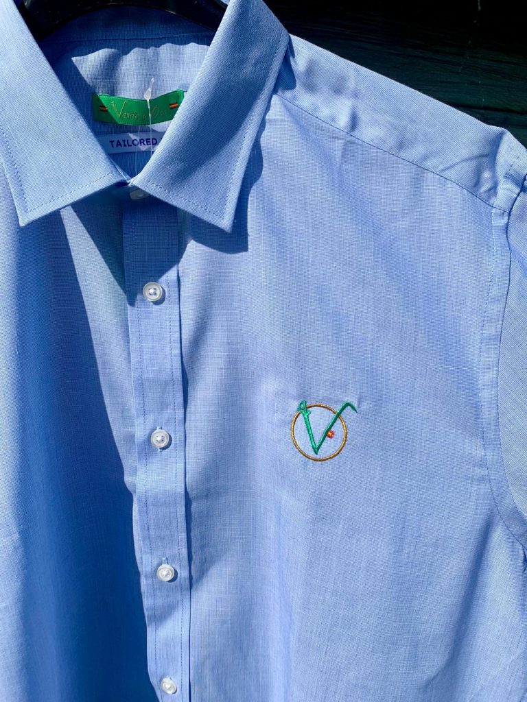 CAMISA AZUL LISA